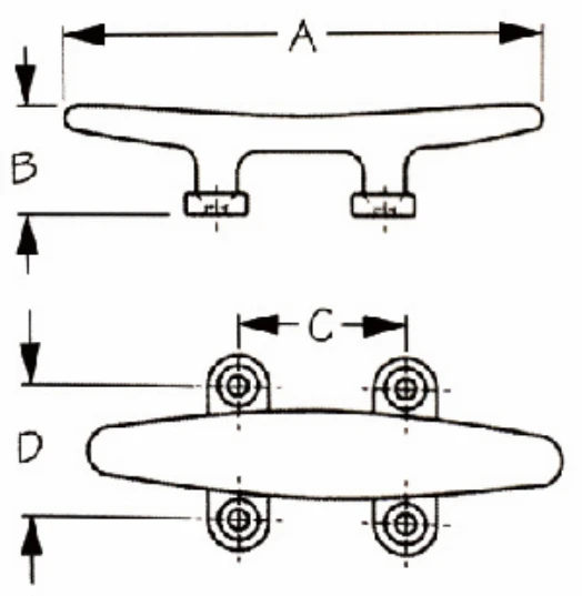 Stainless Steel Boat Cleats Factory Stainless Steel Boat Cleats Factory